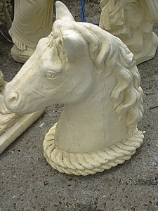 concrete white horse statue hove conservatory