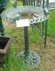 sussex garden green bird fountain theconservatory hove