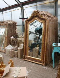 large mirror classic gole brighton hove conservatory