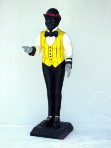 advertising man resin figure hove conservatory sussex