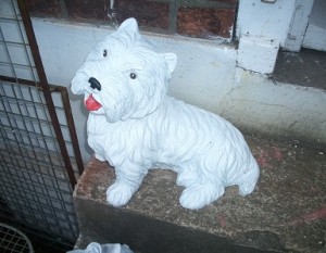 the conservatory resin animal dog