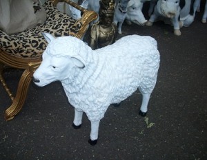 lamb resin animal figure theconservatory hove brighton sussex