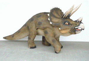 the consevatory resin figure dinosaurs stegosaurus