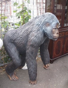 resin figure wild gorilla hove conservatory