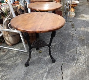 wooden round table hove consevatory sussex uk