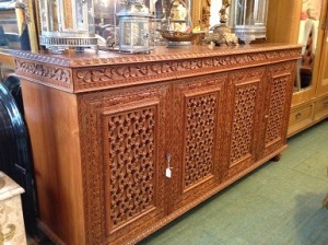 Red Moroccan Cupboard interiors hove conservatory sussex