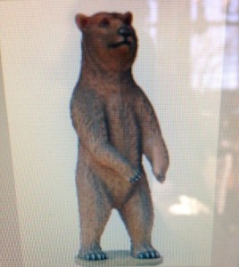 Resin Animal Bear figure hove conservatory sussex