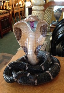 cobra resin animal figure hove conservatory brighton sussex