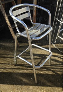 Aluminium Metal Chair brighton hove conservatory sussex