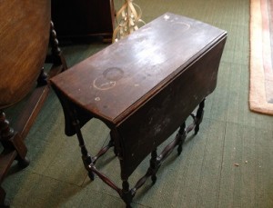 Edwardian mini-gateleg-table antique the conservatory hove sussex