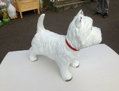 Westie resin animal dog hove conservatory