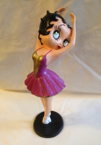 Betty-Boop Dancer resin figure hove conservatory