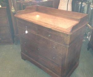 Marble topped oak chest antique hove conservatory