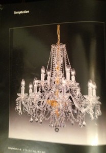 Murano-Temptation crystal Chandelier brighton hove conservatory