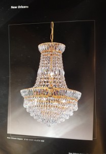 Murano New Orleans Empire Crystal Chandelier the conservatory