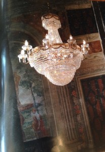 Murano Pegaso Empire Crystal Chandelier the conservatory