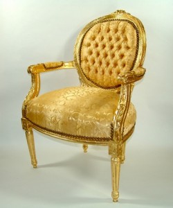 Upholstery-gold-bedroom-chair dvn-00223