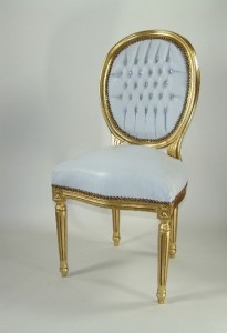 Upholstery Grey Bedroom Chair dvn-33902