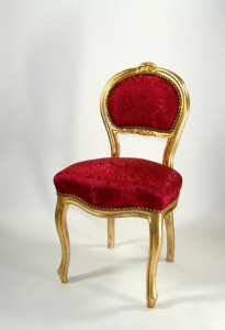 Upholstery-Bedroom Chair red dvn-55683