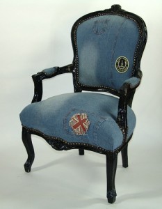 Upholstery Chair Denim dvn-9605 theconservatoryhove