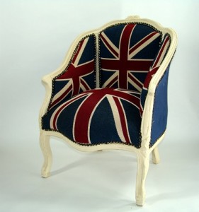 Upholstery Bedroom-Chair UK flag dvn-98338