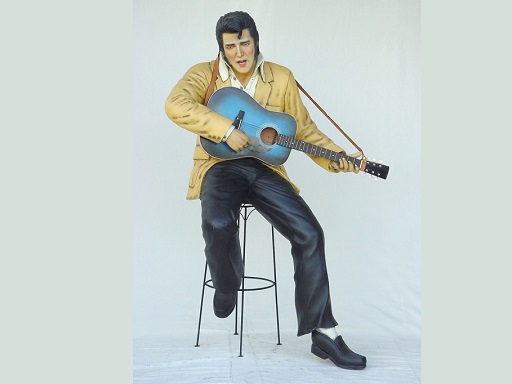 elvis presley with guitar resin figure hove conservatory