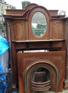 Antique Edwardian Fire Surround the conservatory hove