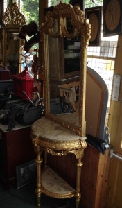 Wall Mirror Gold frame the conservatory hove brighton