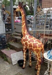 6 foot giraffe resin figure brighton hove conservatory